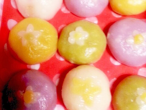 餅粉でつくる可愛い餅菓子